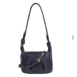 Rachel Zoe Black Jacquline Vegan Leather Crossbody Bag, Brand New, MSRP $98